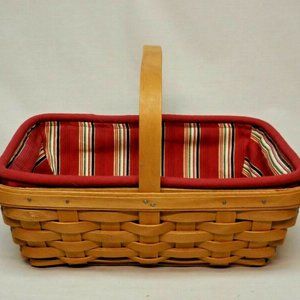 Longaberger 2005 Napkin Basket with Liner